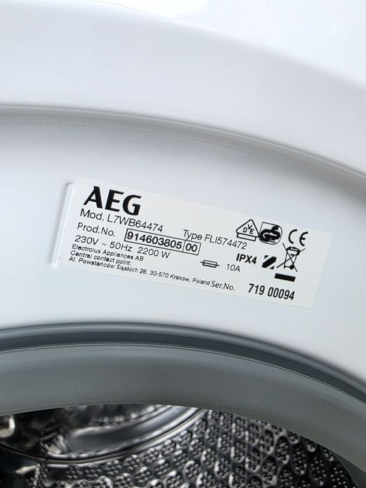 Комбинирана пералня със сушилня AEG  7000 Series