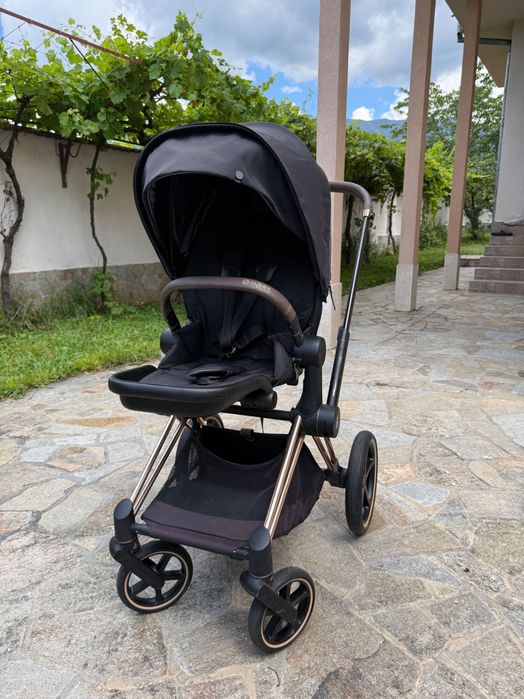 Бебешка количка Cybex Priam Rose Gold шаси
