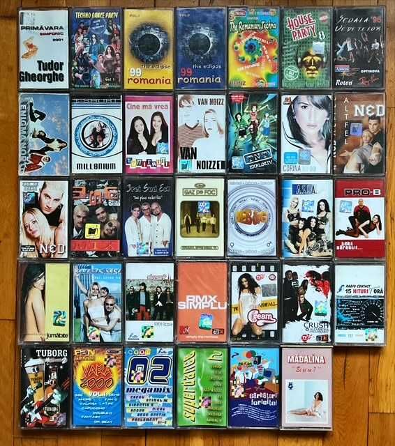 Lot casete RO: Stoica, Octave, Talisman, T-Short, N&D, 3SE, Azur, Radu