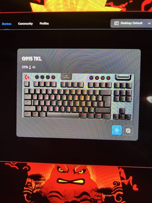 Tastatura Logitech G915 TKL Clicky Wireless