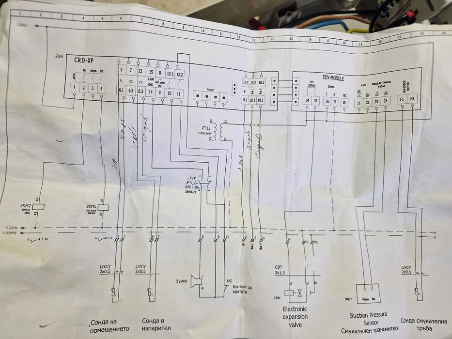 Табло за управление на хладилна камера - Wurm EEV модул