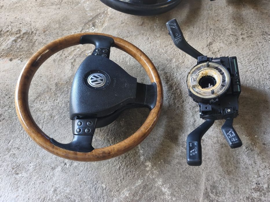 Volan mahon cu kit retrofit comenzi volan Volkswagen Passat B6 2005-10