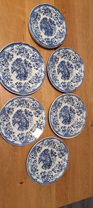 Portelan englezesc Ironstone 5 farfurii fel principal