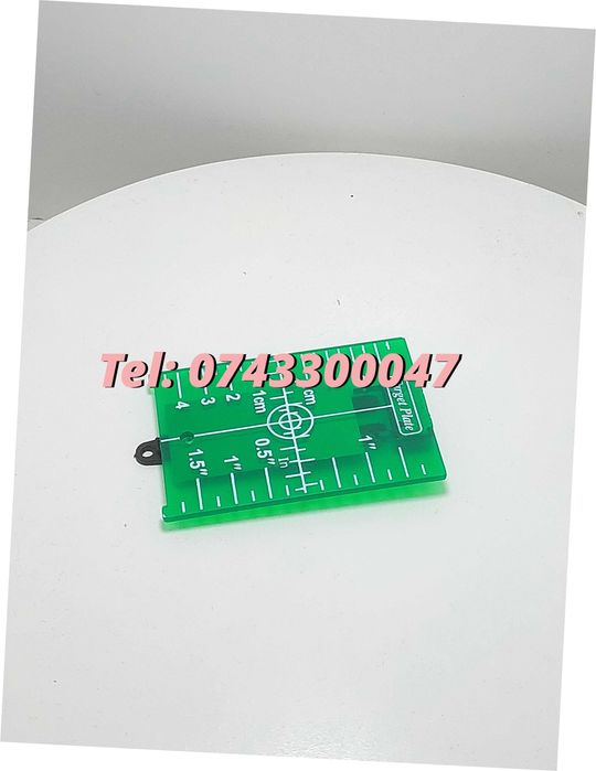 Placa Tinta Pentru Nivele Laser Plastic Verde Neo