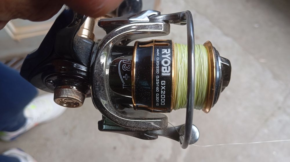 Спининг комплект Dragon Black  rock + Ryobi
