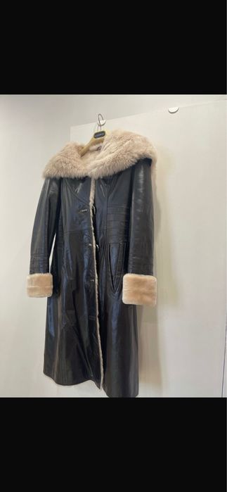 Продам зимнюю кожанный