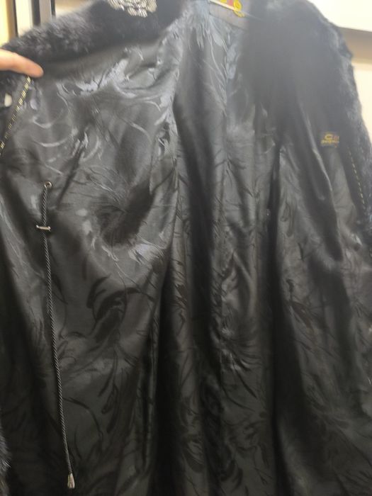 Шуба черный бриллиант 48/50