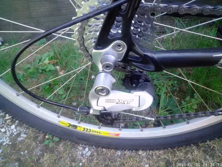 MTB Merida Matts TFS Lava, full alu, full Shimano, 24v, frane Shimano disc noi