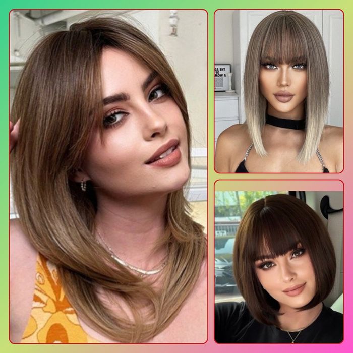 Фирменные парики, хвосты.  Термостойкие