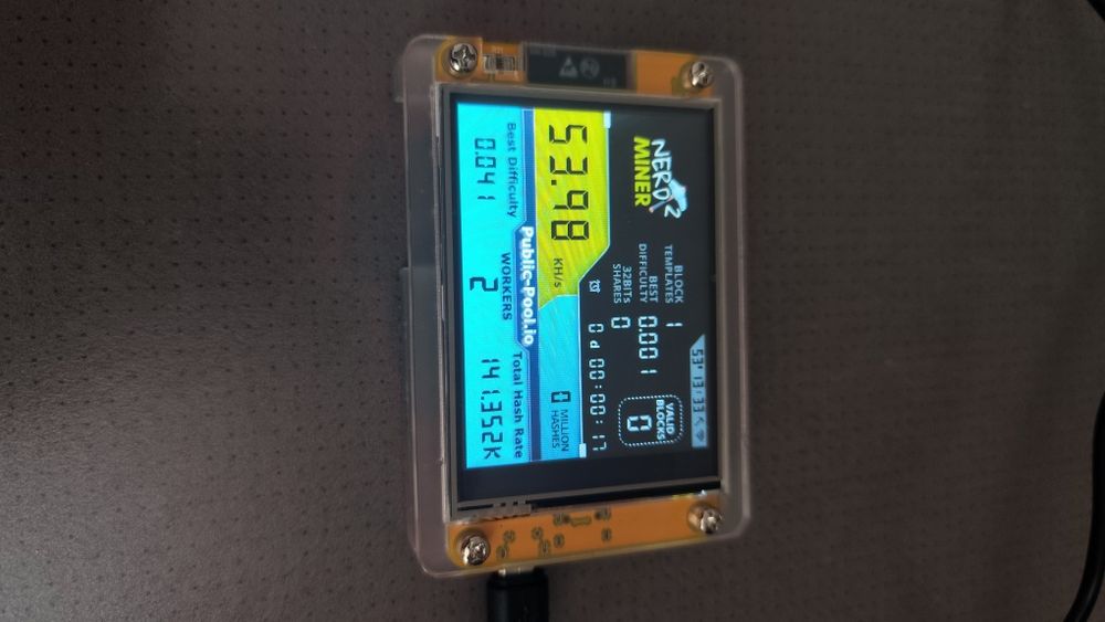 NERD MINER 2 продам новый для BTC