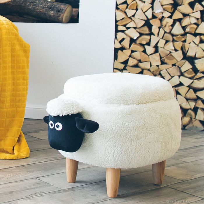 Изготовление пуфик