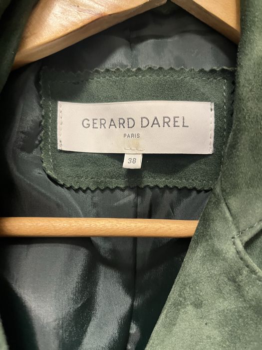Палто Gerard Darel естествен велур