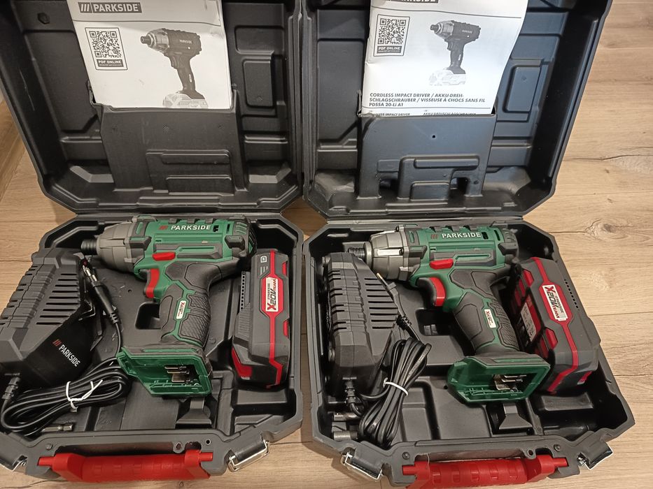 20V - 180Nm - Ударен винтоверт- импакт/Винтоверти Parkside/Парксайд