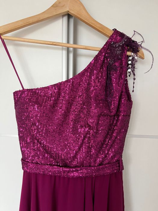 Rochie de ocazie scurta - Magenta 36