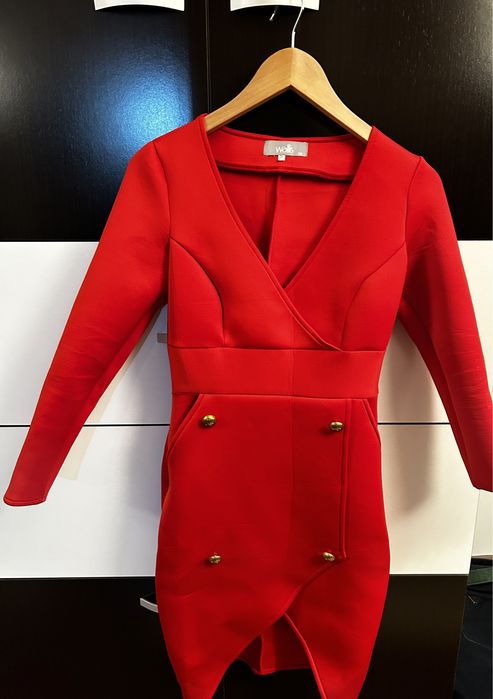 Rochie rosie, marimea M