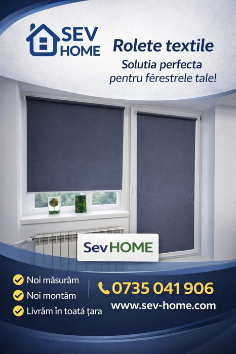 Rolete textile simple București