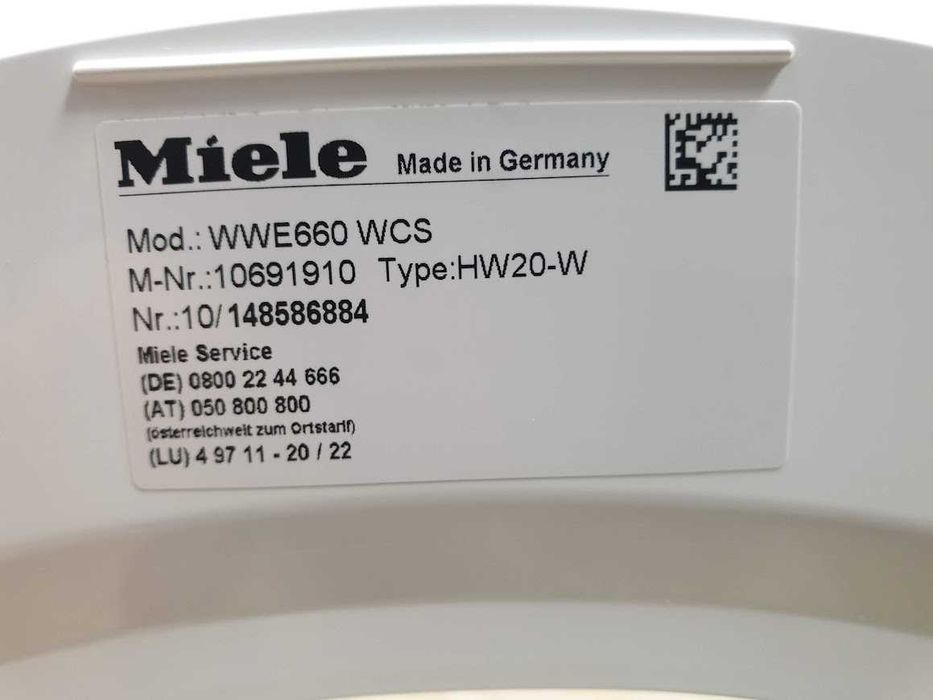 Miele Wi-Fi TwinDos Пералня Миеле 12м Гаранция