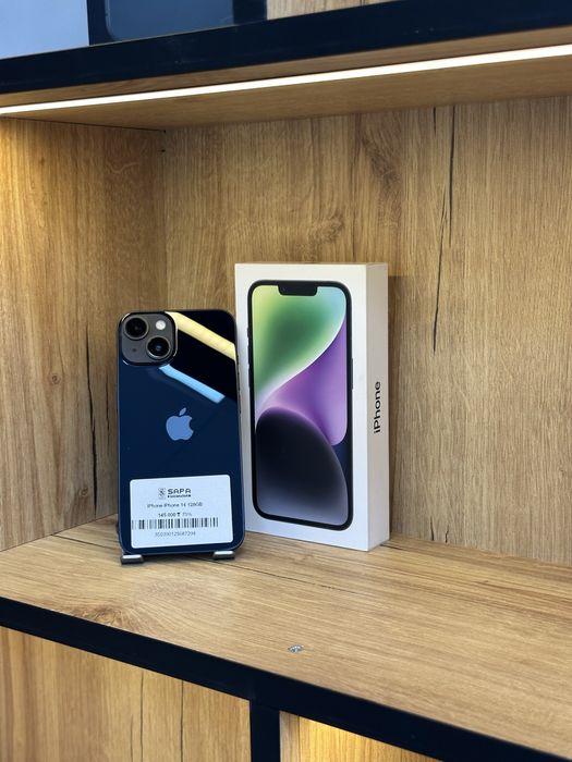 айфон 14 черный с коробкой