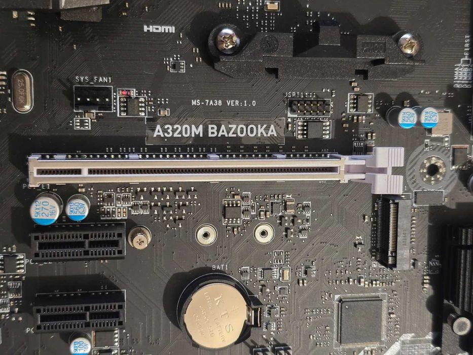 Placă de bază MSI A320M BAZOOKA, Socket AM4, Chipset A320,  DDR4, M.2