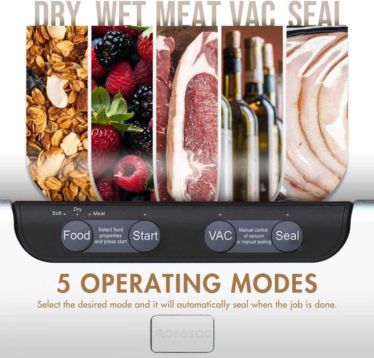 Машина за вакуумно и запечатване на храна Aoresac