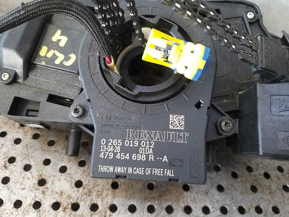 Bloc manete semnalizare stergator parbriz comenzi radio spirala volan renault clio 4 0265019012 479454698r