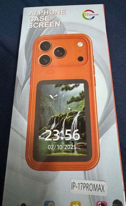 Husă iPhone 17 Pro Max cu ecran AMOLED – NOUĂ, SIGILATĂ