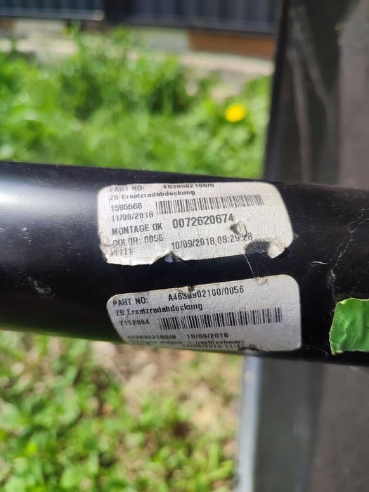 Колпак запаски на мерс G класса