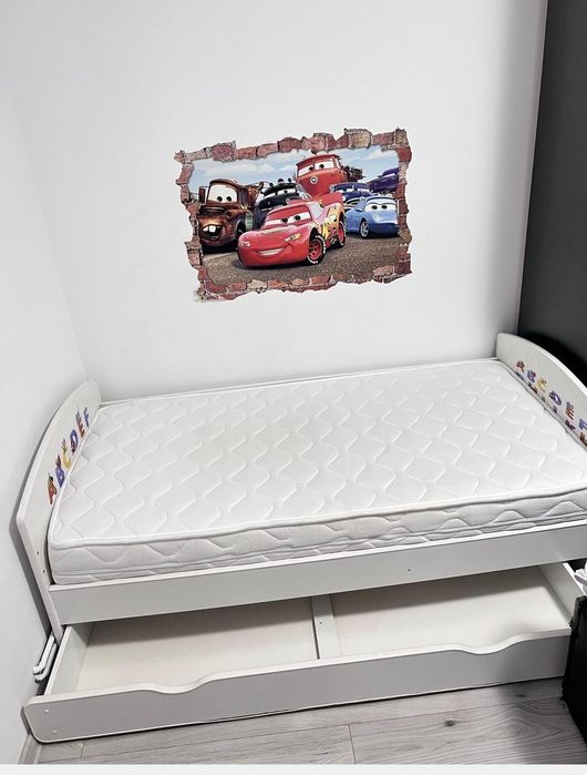 Pat copii+saltea noua