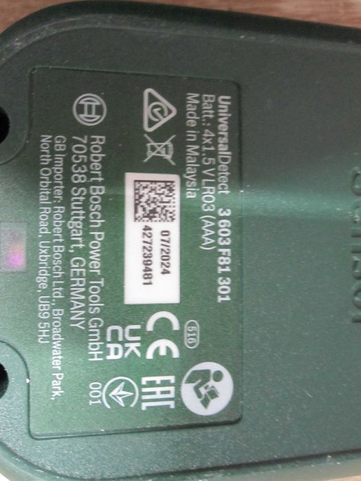 Detector cabluri Bosch UniversalDetect ( în cutie)