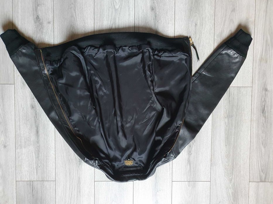 Geaca de piele bomber tip A-2 (Aviator) Made in USA - Marimea 36 (S)