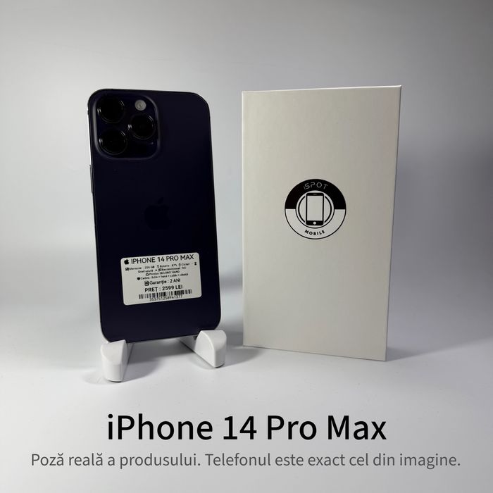 ispotmobile.ro   iPhone 14 Pro Max 256GB Purple Garanție 2 ani