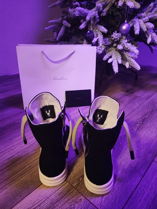 Rick Owens Jumbo Laces Black, Nepurtati.