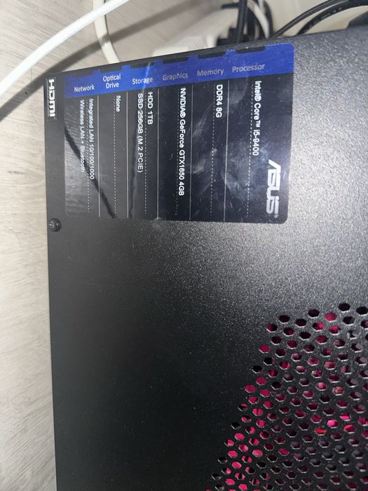 VAND URGENT Setup gaming asus rogue pc