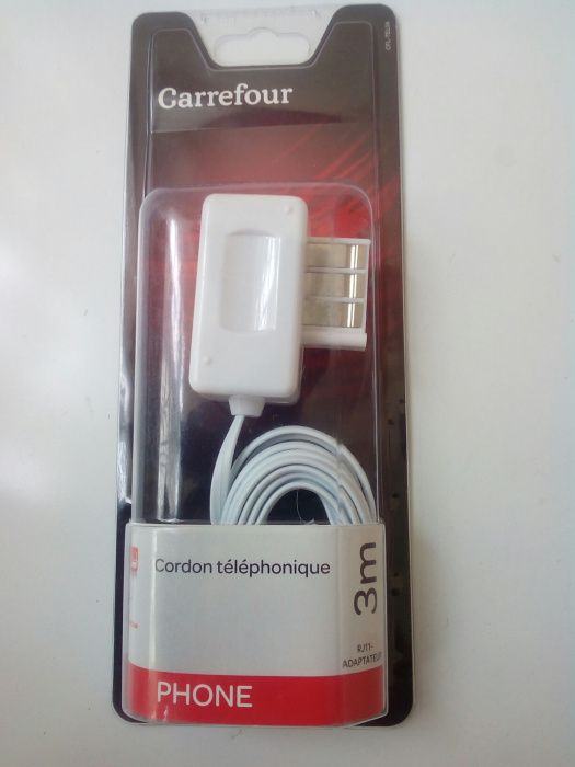 Cablu de telefon cu adaptor