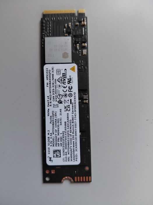Ssd m2 NVMe 512 Gb
