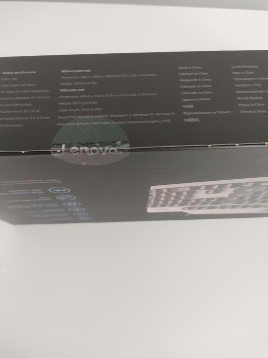 Tastatura Lenovo legion k500 rgb sigilată
