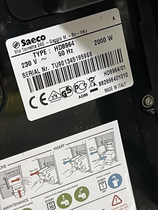 Кафемашина кафе автомат  Saeco granbaristo с гаранция