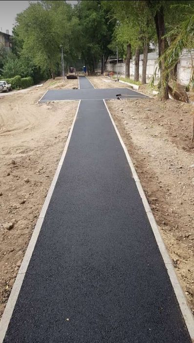 Укладка Асфальта Асфальтирование Алматы и Обл