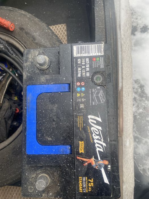 Продам аккумулятор , 75 ампер !