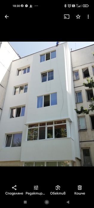 Топлоизолация със скеле и алпийски способ