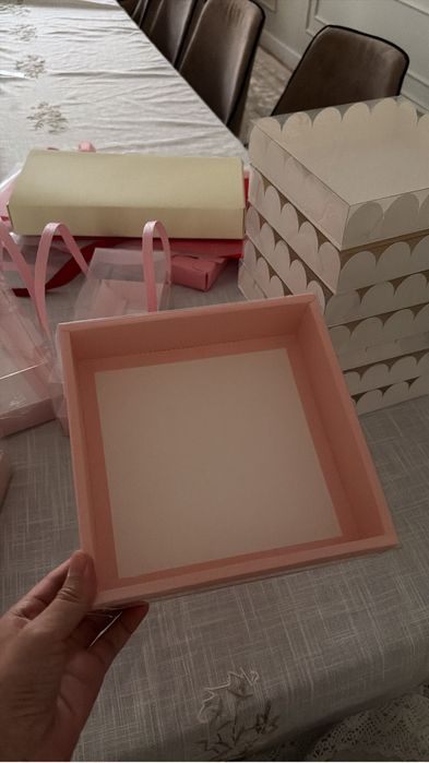 Бантик Коробки для клубники в шоколаде