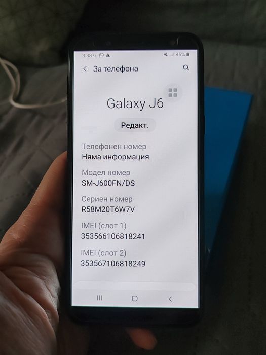 Samsung Galaxy j6 черен