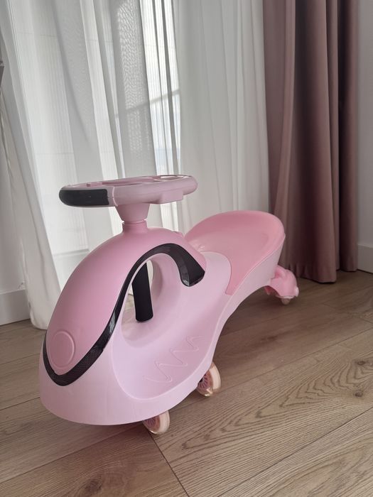 Mașinuță copii tip kart fără pedale – roz, stare foarte bună