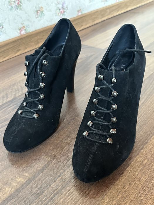 ботильоны замша бу