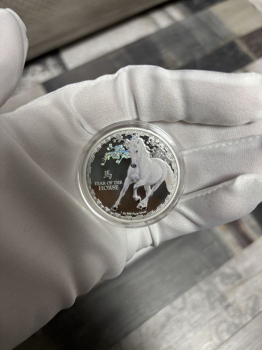 Сребърна монета Година на Коня 2026 31.1гр (1toz)