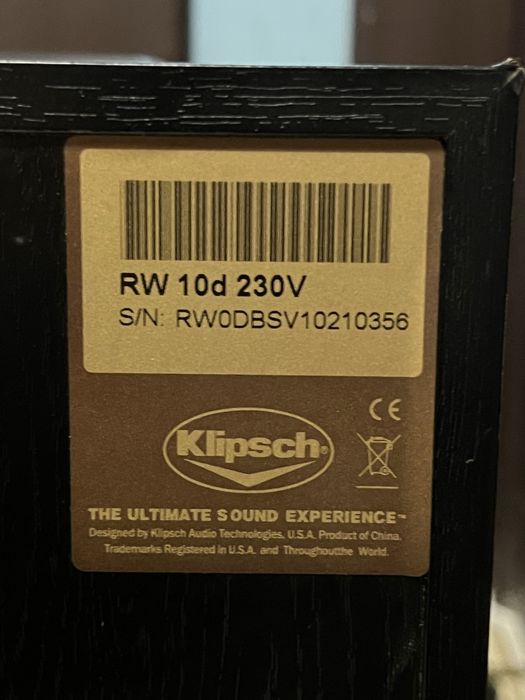 Subwoofer Klipsch RW-10D