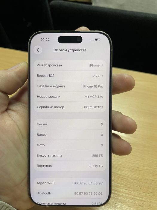IPhone 16 pro.256.gb