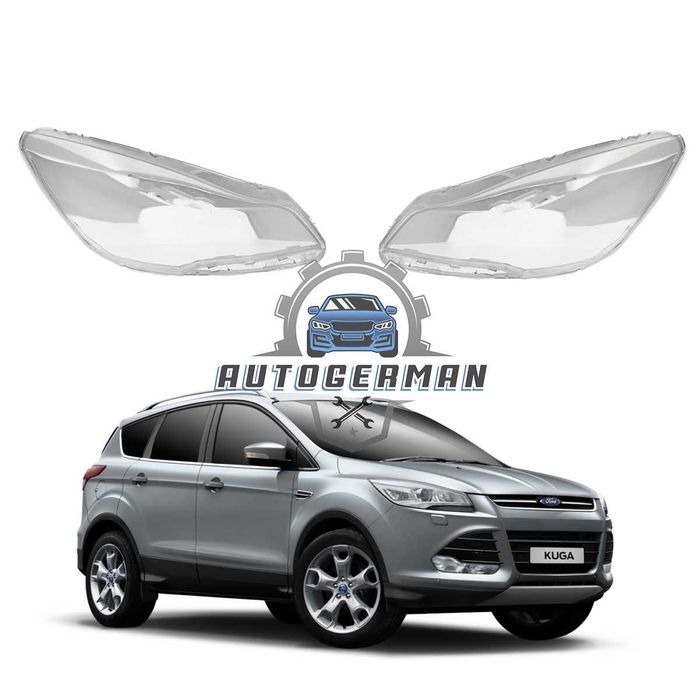 Ford Kuga 2013 2014 2015 2016 капаци фарове стъкло предни фарове крушки xenon Форд Куга защита фар ремонт фар тунинг аксесоар авточаст