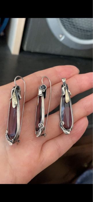 Серебряный гарнитур