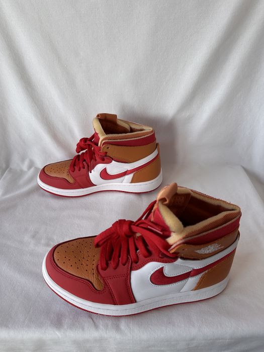 W Air Jordan 1 Zoom Air Cmft Fire Red Hot Curry,marime 36